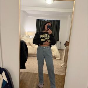 Maniere De Voir Blue Straight Leg Jeans